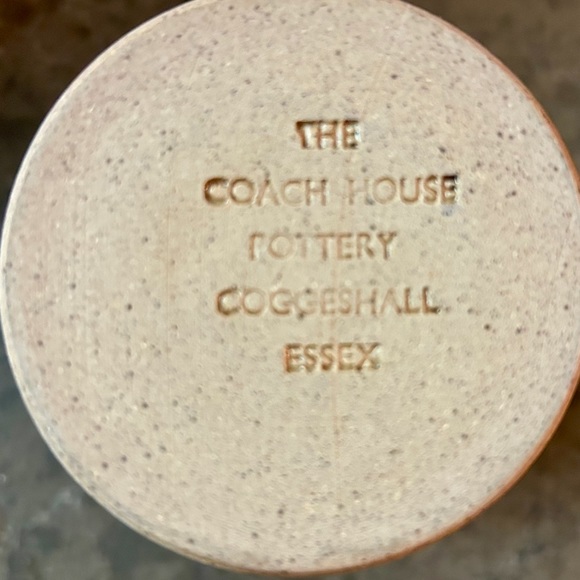 2 of The Coach House Pottery from Coggeshall Essex goblet/ chalice. 5.5” - Picture 8 of 8